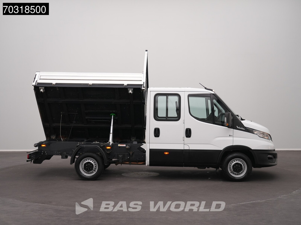 Iveco Daily 35S16 Automaat Driezijdige Kipper Dubbel Cabine 3,5t Trekhaak 160PK Airco Camera Euro6 Tipper Benne Kieper Airco Trekhaak 13