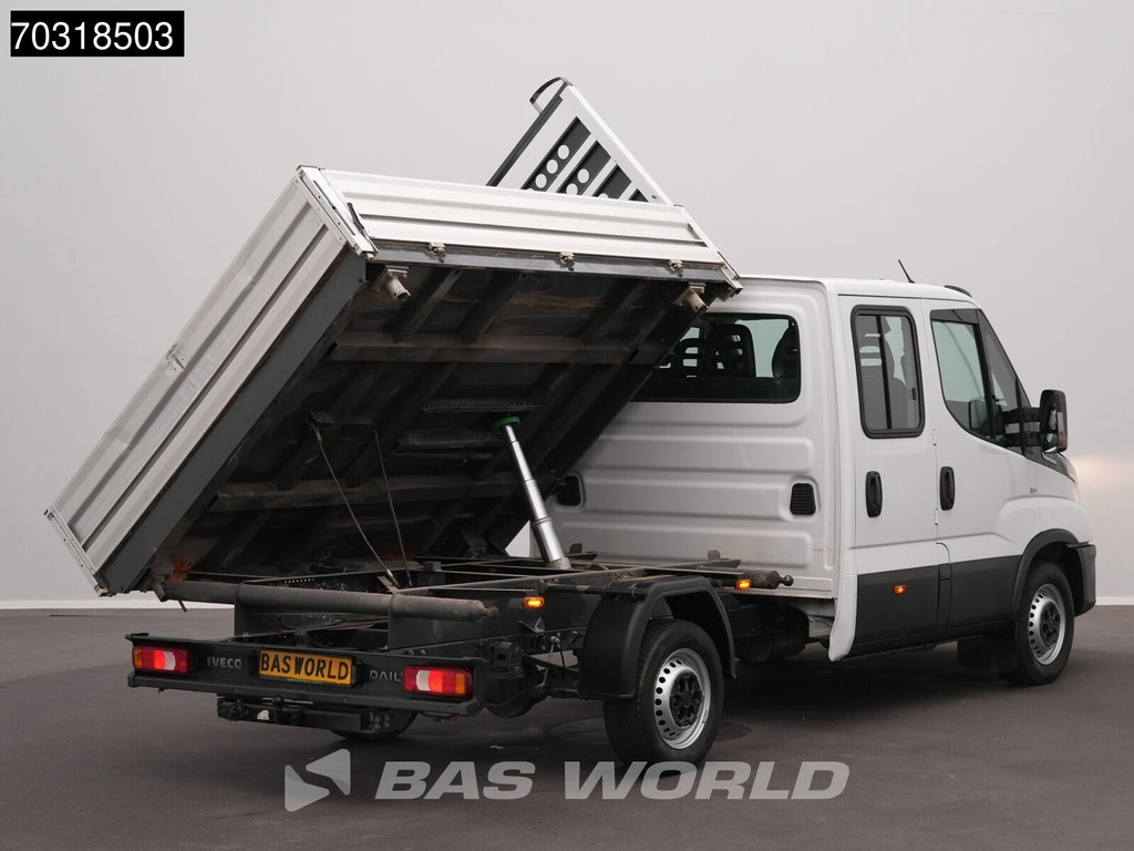 Iveco Daily 35S16 Automaat Driezijdige Kipper Dubbel Cabine 3,5t Trekhaak 160PK Airco Camera Euro6 Tipper Benne Kieper Airco Trekhaak 7