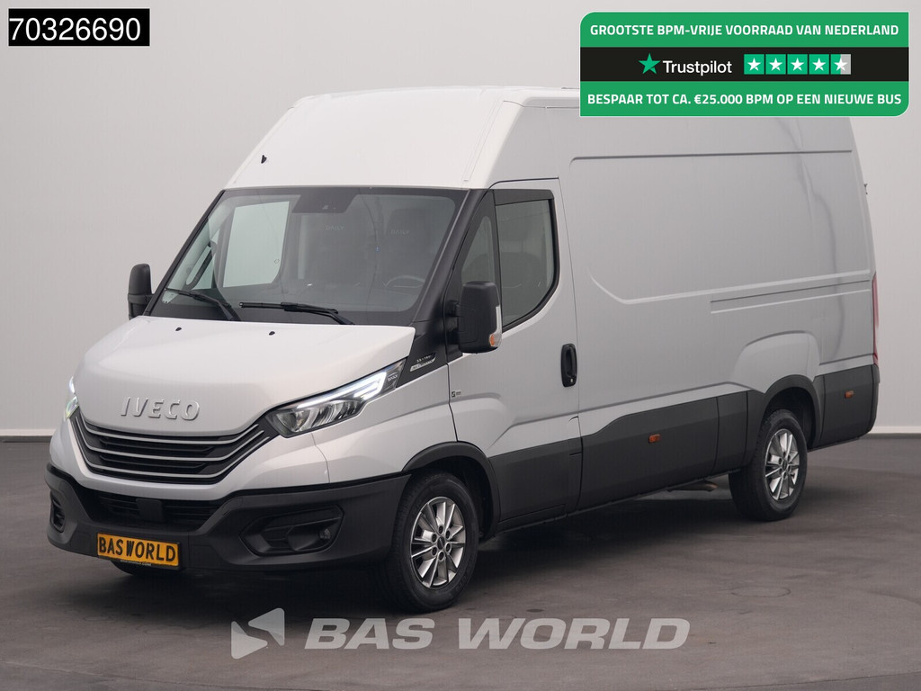Iveco Daily 35S16 Automaat L2H2 ACC LED Navi Airco Camera Parkeersensoren 3,5t Trekgewicht LM Velgen Euro6 L2 Airco