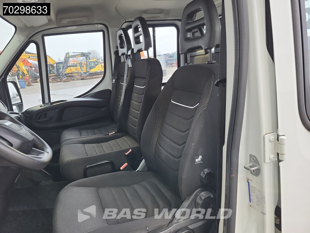 Iveco Daily 35S16 Driezijdige Automaat Kipper Dubbel Cabine 3,5t Trekhaak 160PK Airco Camera Euro6 Tipper Benne Kieper Airco Trekhaak 16