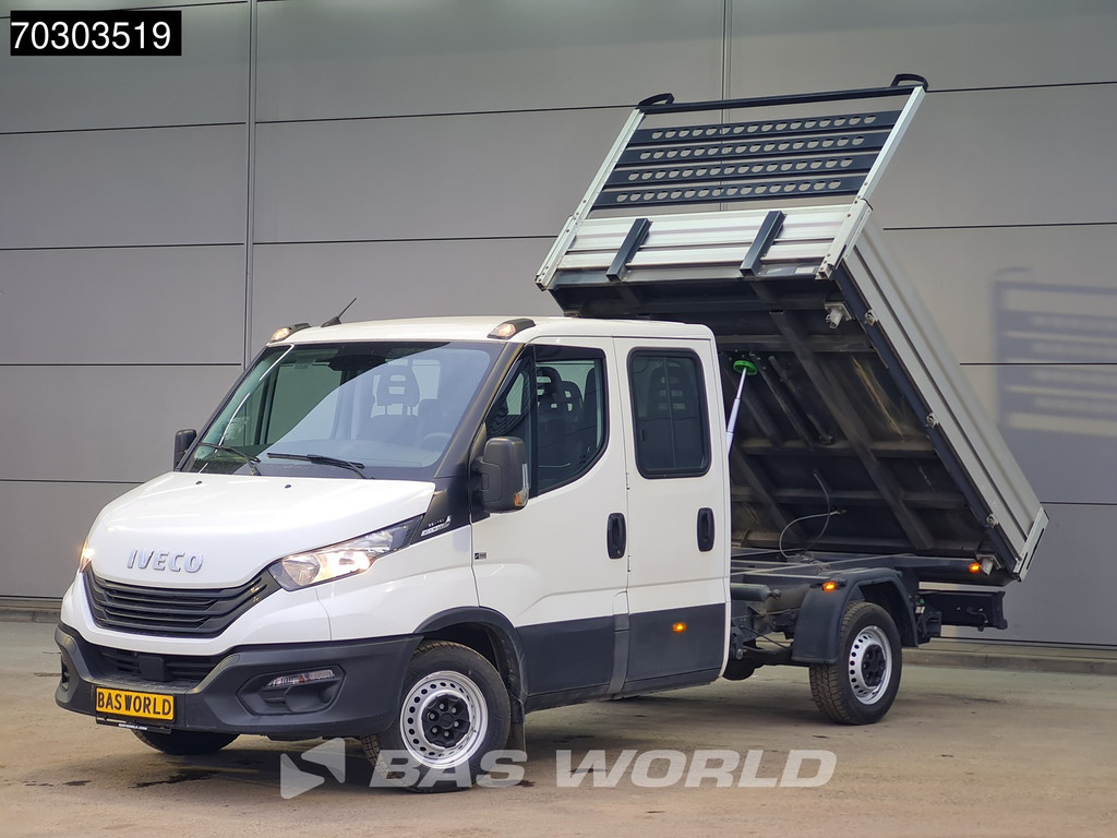 Iveco Daily 35S16 Driezijdige Automaat Kipper Dubbel Cabine 3,5t Trekhaak 160PK Airco Camera Euro6 Tipper Benne Kieper Airco Trekhaak 2
