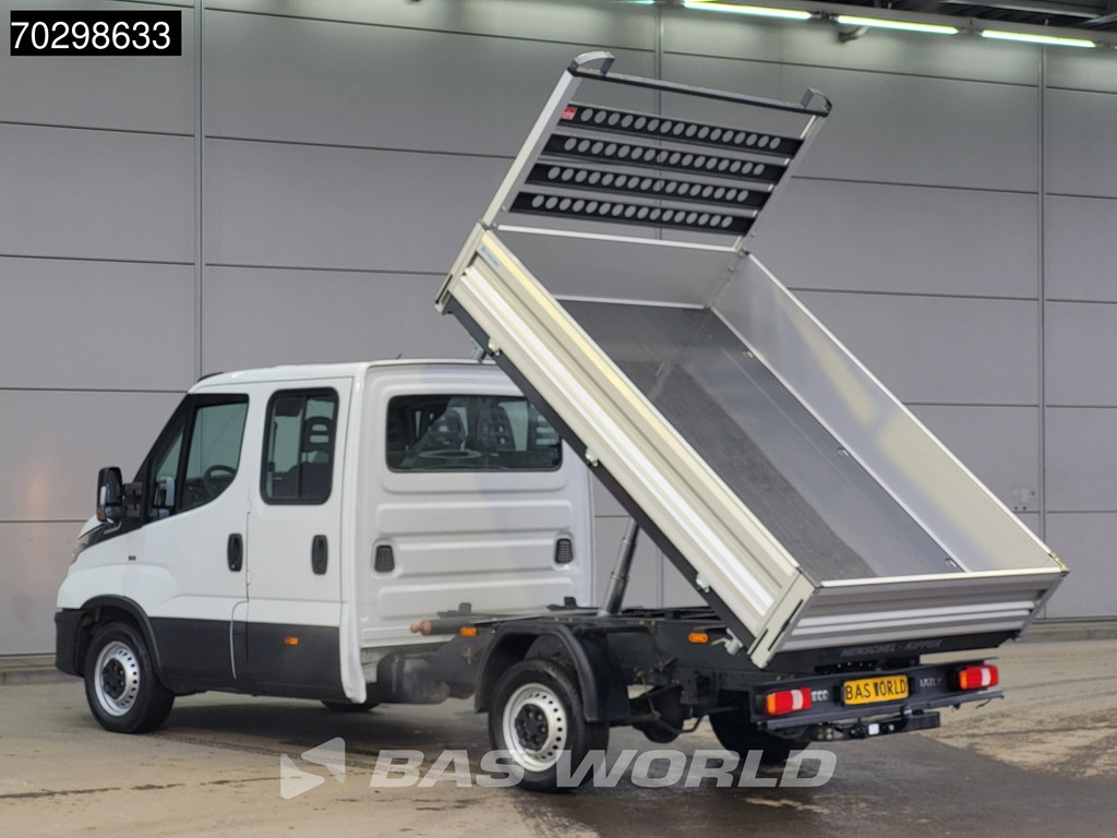 Iveco Daily 35S16 Driezijdige Automaat Kipper Dubbel Cabine 3,5t Trekhaak 160PK Airco Camera Euro6 Tipper Benne Kieper Airco Trekhaak 2