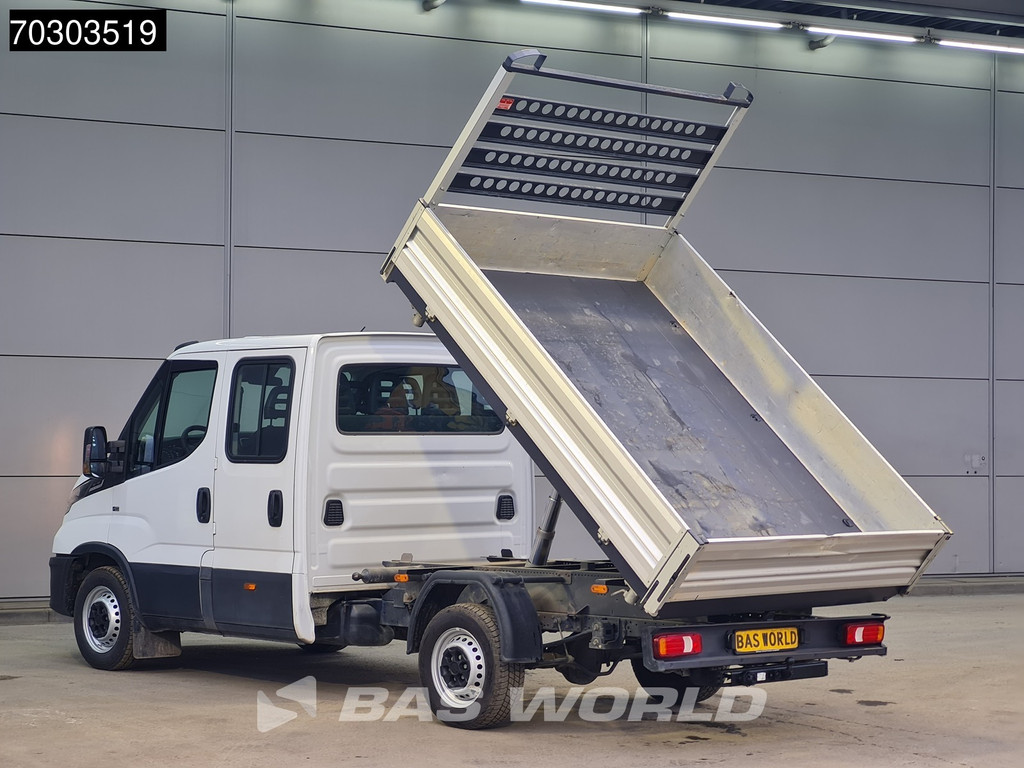 Iveco Daily 35S16 Driezijdige Automaat Kipper Dubbel Cabine 3,5t Trekhaak 160PK Airco Camera Euro6 Tipper Benne Kieper Airco Trekhaak 3