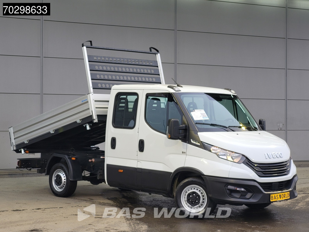 Iveco Daily 35S16 Driezijdige Automaat Kipper Dubbel Cabine 3,5t Trekhaak 160PK Airco Camera Euro6 Tipper Benne Kieper Airco Trekhaak 6