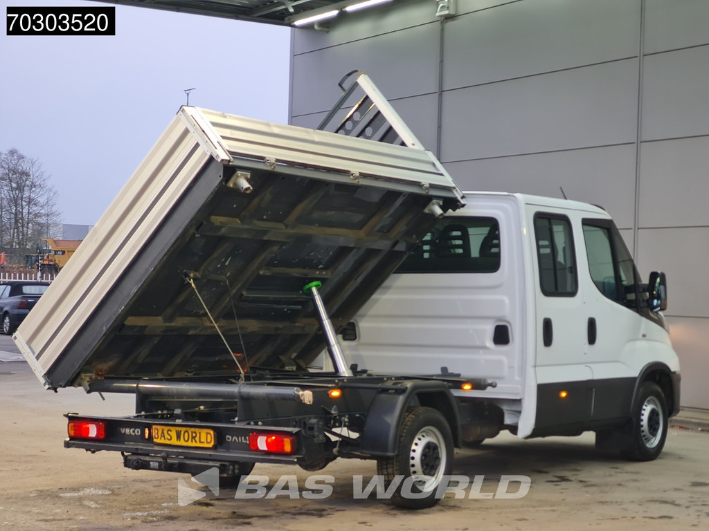 Iveco Daily 35S16 Driezijdige Automaat Kipper Dubbel Cabine 3,5t Trekhaak 160PK Airco Camera Euro6 Tipper Benne Kieper Airco Trekhaak 7