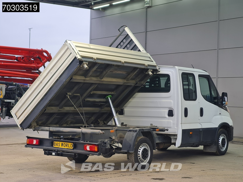 Iveco Daily 35S16 Driezijdige Automaat Kipper Dubbel Cabine 3,5t Trekhaak 160PK Airco Camera Euro6 Tipper Benne Kieper Airco Trekhaak 7