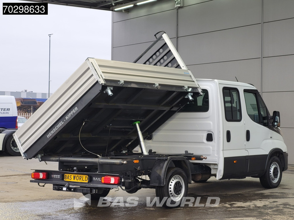 Iveco Daily 35S16 Driezijdige Automaat Kipper Dubbel Cabine 3,5t Trekhaak 160PK Airco Camera Euro6 Tipper Benne Kieper Airco Trekhaak 7