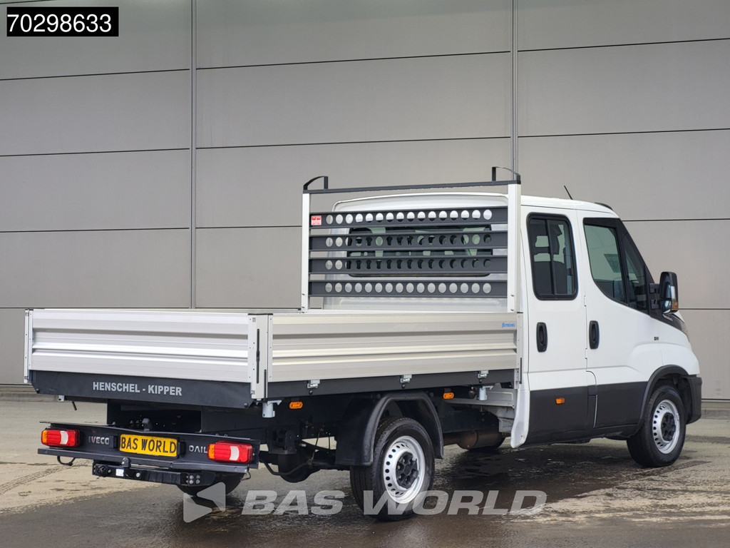 Iveco Daily 35S16 Driezijdige Automaat Kipper Dubbel Cabine 3,5t Trekhaak 160PK Airco Camera Euro6 Tipper Benne Kieper Airco Trekhaak 8