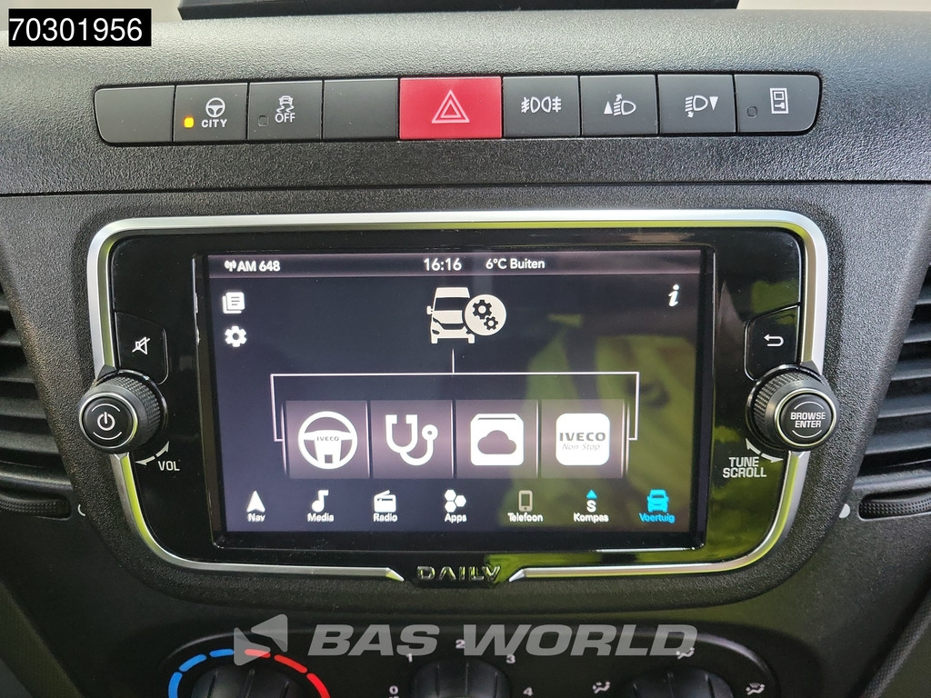 Iveco Daily 35S16 Laadklep 160PK Bakwagen Navi Airco Cruise Camera 3,5t Trekgewicht Euro6 Meubelbak Koffer Airco Cruise control 12