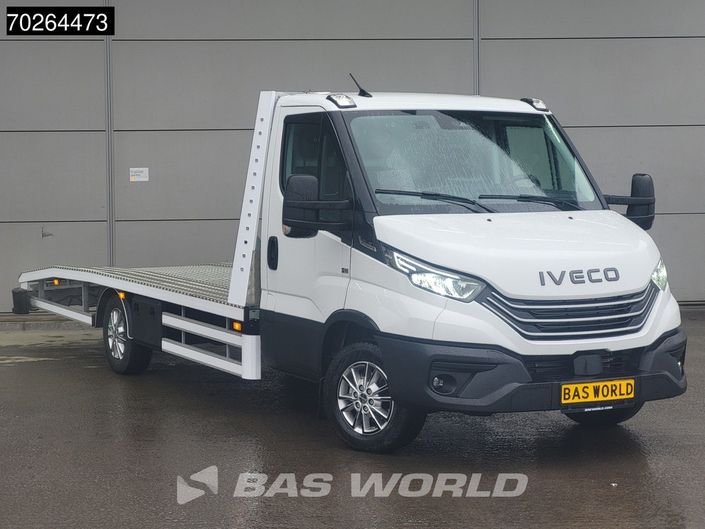 Iveco Daily 35S18 3.0L Automaat Autotransporter 2025model LED ACC Luchtvering Lier Zwaailamp Oprijwagen Cartransporter Airco Trekhaak 7
