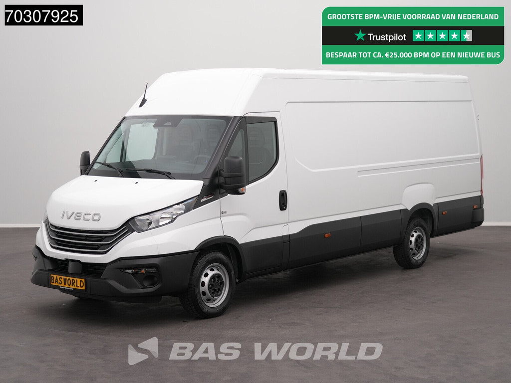 Iveco Daily 35S18 3.0L Automaat L3H2 180PK ACC Airco Cruise Camera Parkeersensoren CarPlay 3,5t Trekgewicht Euro6 L3 Airco