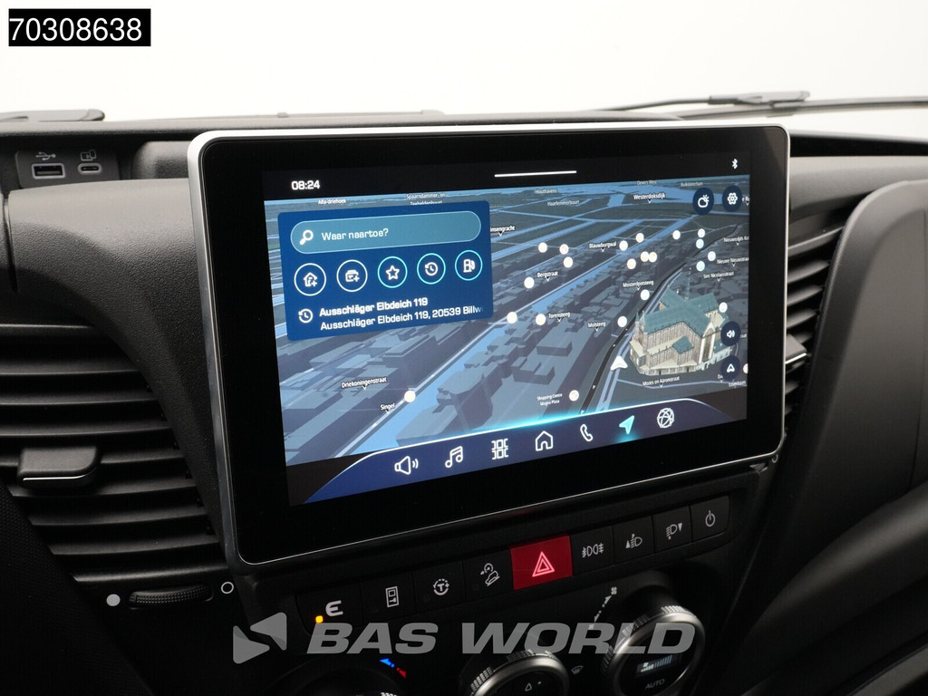 Iveco Daily 35S18 3.0L Automaat L4H3 180PK ACC LED Airco Camera CarPlay Parkeersensoren 3,5t Trekgewicht 19m3 Euro6 L4 Hoog Dak Airco Trekhaak 16
