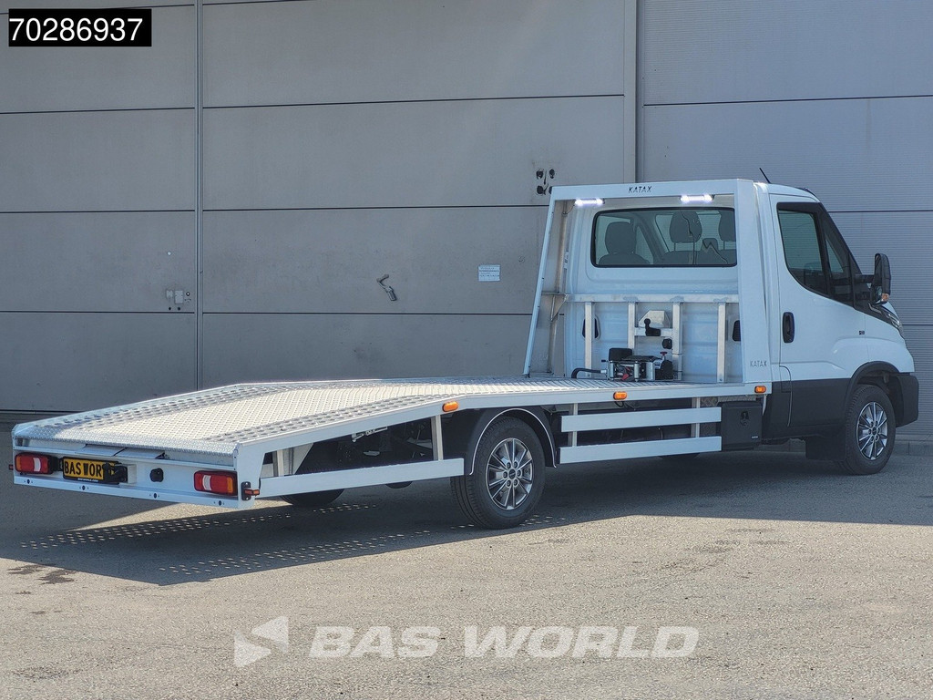 Iveco Daily 35S18 Automaat Autotransporter 3,5t Trekhaak Navi Airco LED ACC Euro6 Oprijwagen Cartransporter Trekhaak 7