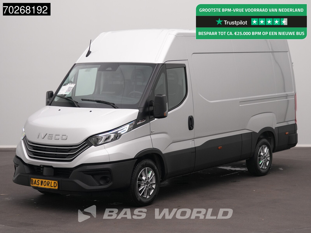 Iveco Daily 35S21 BPM VRIJ! 3.0L Automaat 210PK 3,5t Trekhaak ACC LED Camera Parkeersensoren Tacho Euro6 L2 12m3 Airco Trekhaak