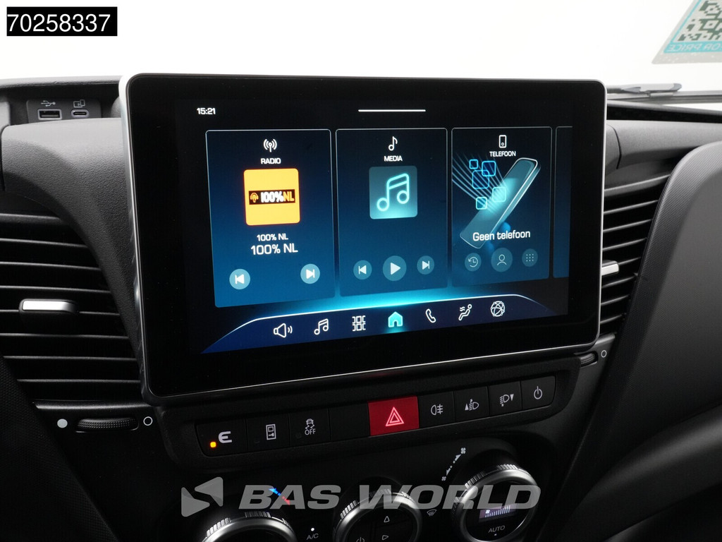 Iveco Daily 35S21 BPM VRIJ! 3.0L Automaat 210PK L2H2 2025-Model 3,5t Trekvermogen ACC LED CarPlay Camera Parkeersensoren Velgen Euro6 L2 12m3 Airco 15
