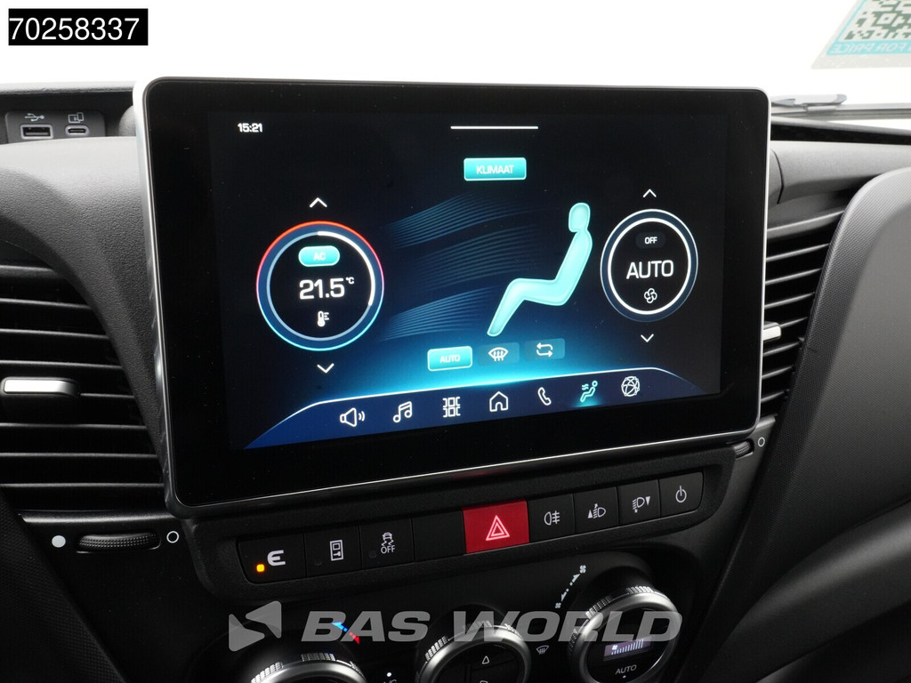 Iveco Daily 35S21 BPM VRIJ! 3.0L Automaat 210PK L2H2 2025-Model 3,5t Trekvermogen ACC LED CarPlay Camera Parkeersensoren Velgen Euro6 L2 12m3 Airco 16