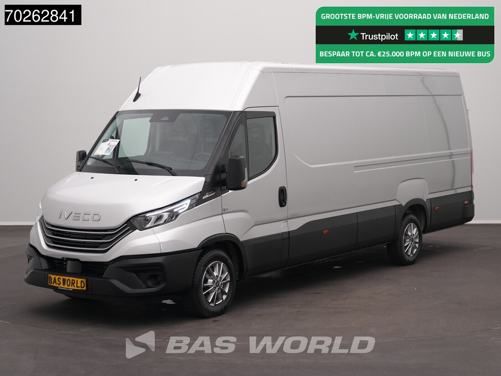 Iveco Daily 35S21 BPM VRIJ! 3.0L Automaat 210PK L3H2 2025-Model 3,5t Trekvermogen ACC LED CarPlay Camera Parkeersensoren Velgen 16m3 Euro6 L4H2 16m3 Airco