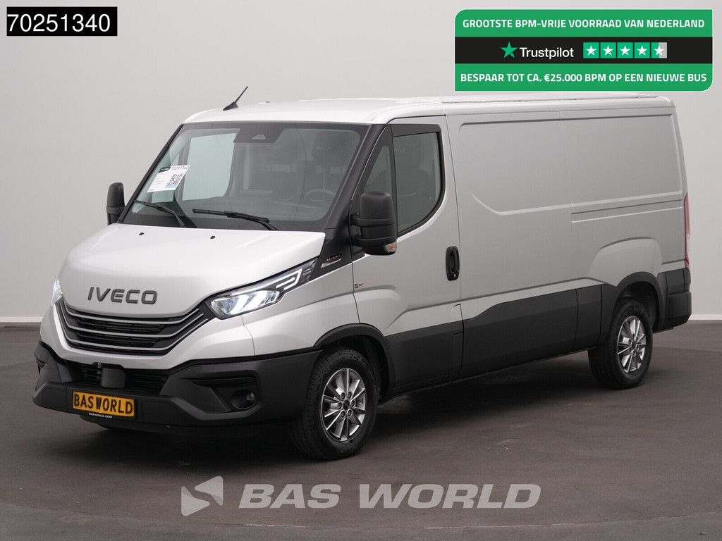 Iveco Daily 35S21 BPM VRIJ! 3.0L Automaat L2H1 210PK Laag Dak 2025-Model 3,5t Trekhaak ACC Navi LED Camera Parkeersensoren Euro6 L2 8m3 Airco Trekhaak
