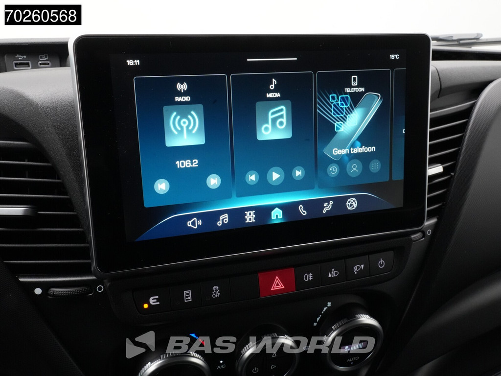 Iveco Daily 35S21 BPM VRIJ! 3.0L Automaat Laadklep Zijdeur ACC LED CarPlay Lat om Lat DHollandia 3,5t Trekvermogen Meubelbak Koffer Bakwagen 22m3 Airco 16