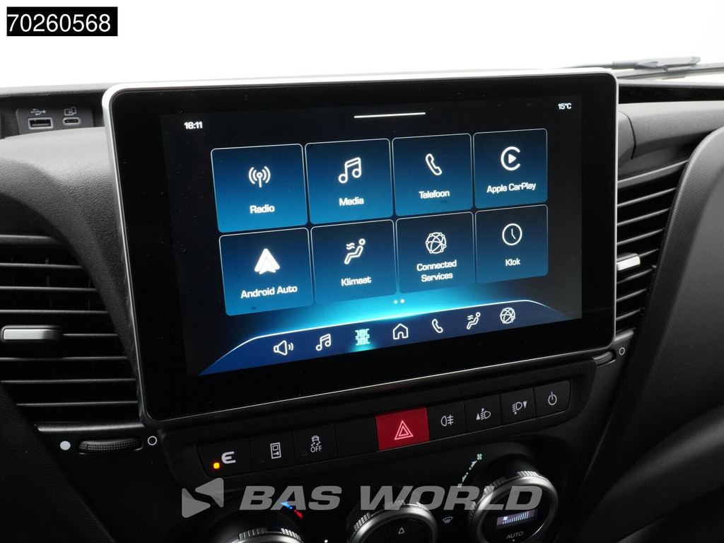 Iveco Daily 35S21 BPM VRIJ! 3.0L Automaat Laadklep Zijdeur ACC LED CarPlay Lat om Lat DHollandia 3,5t Trekvermogen Meubelbak Koffer Bakwagen 22m3 Airco 17