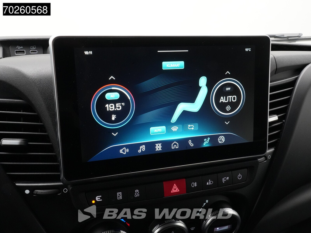 Iveco Daily 35S21 BPM VRIJ! 3.0L Automaat Laadklep Zijdeur ACC LED CarPlay Lat om Lat DHollandia 3,5t Trekvermogen Meubelbak Koffer Bakwagen 22m3 Airco 19