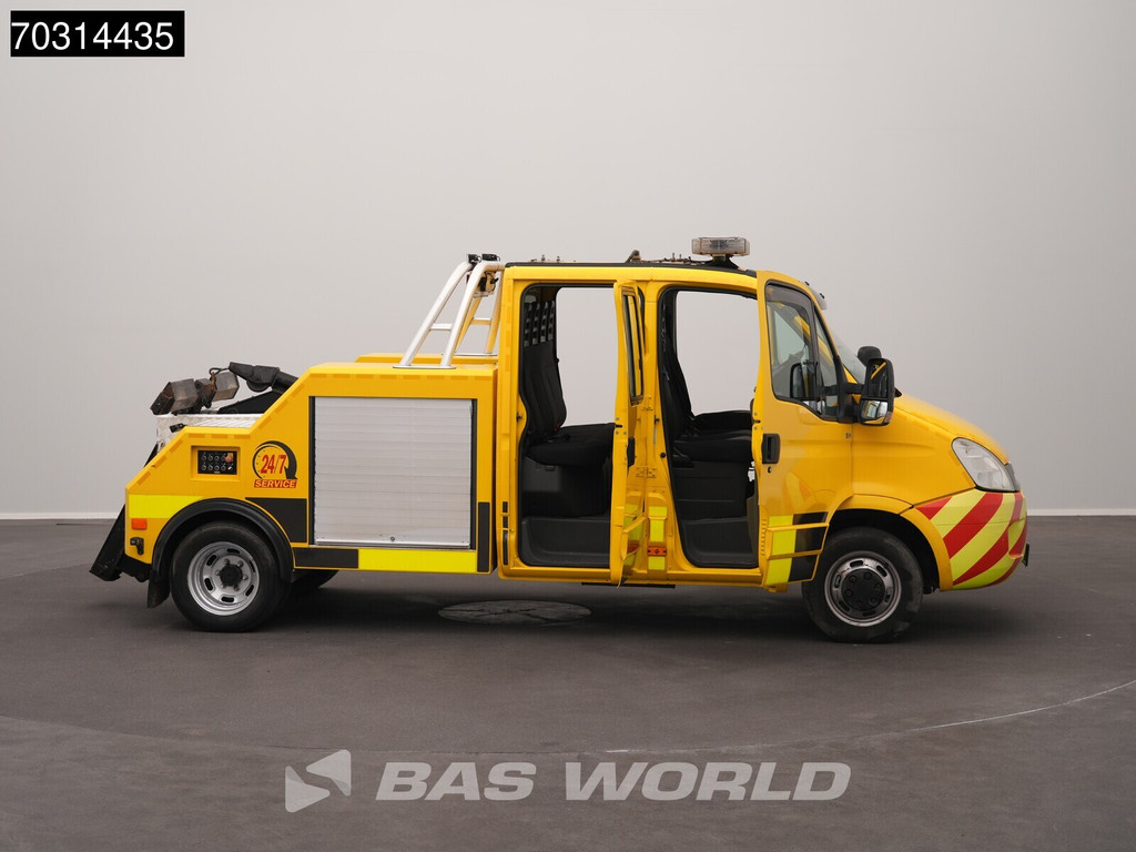 Iveco Daily 50C17 3.0L Dubbellucht 170PK Servicevoertuig Dubbel Cabine Airco Cruise Camera Lier Zwaailampen Pechhulpvoertuig Oprijwagen Airco Cruise control 12