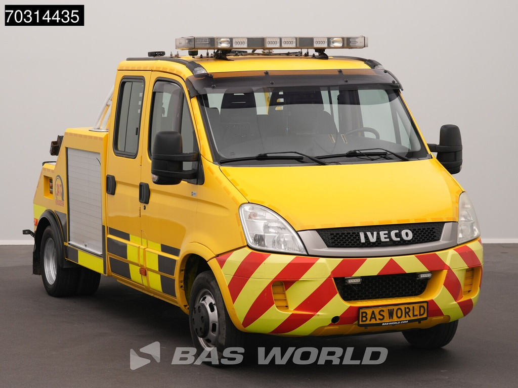 Iveco Daily 50C17 3.0L Dubbellucht 170PK Servicevoertuig Dubbel Cabine Airco Cruise Camera Lier Zwaailampen Pechhulpvoertuig Oprijwagen Airco Cruise control 7