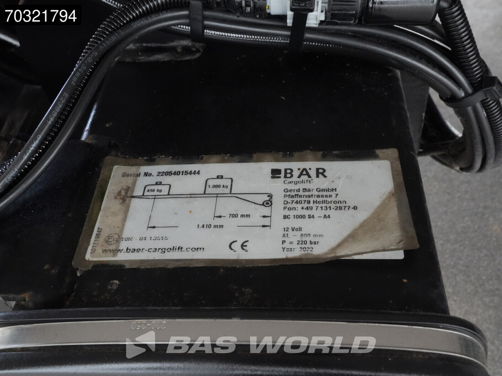 Iveco Daily 70C21 3.0L Automaat Lamberet Laadklep Koelwagen 210PK Dubbellucht Thermoking T-600R Airco Cruise Euro6 Koel Koeler Kühl Kühler Kühlwagen Kühlkoffer Airco Cruise control 20