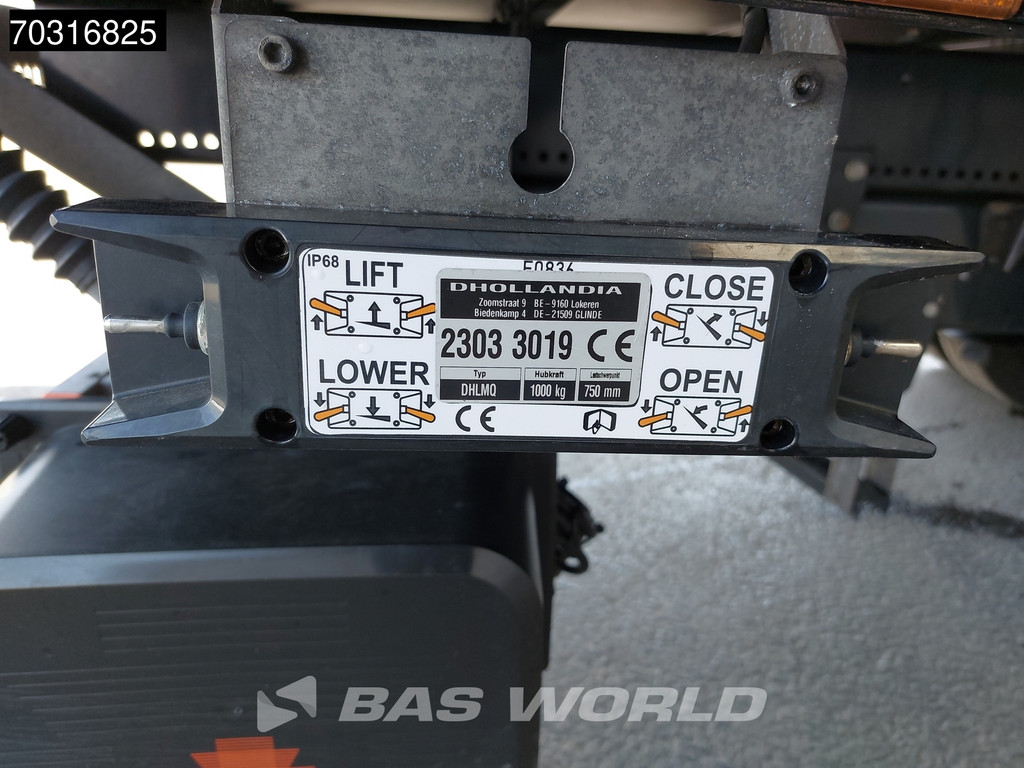 Iveco Daily 72C18 3.0L Automaat 1000KG Laadklep Luchtvering 180PK Dubbellucht Airco Cruise DHollandia Euro6 Meubelbak Koffer Bakwagen Airco Cruise control 12