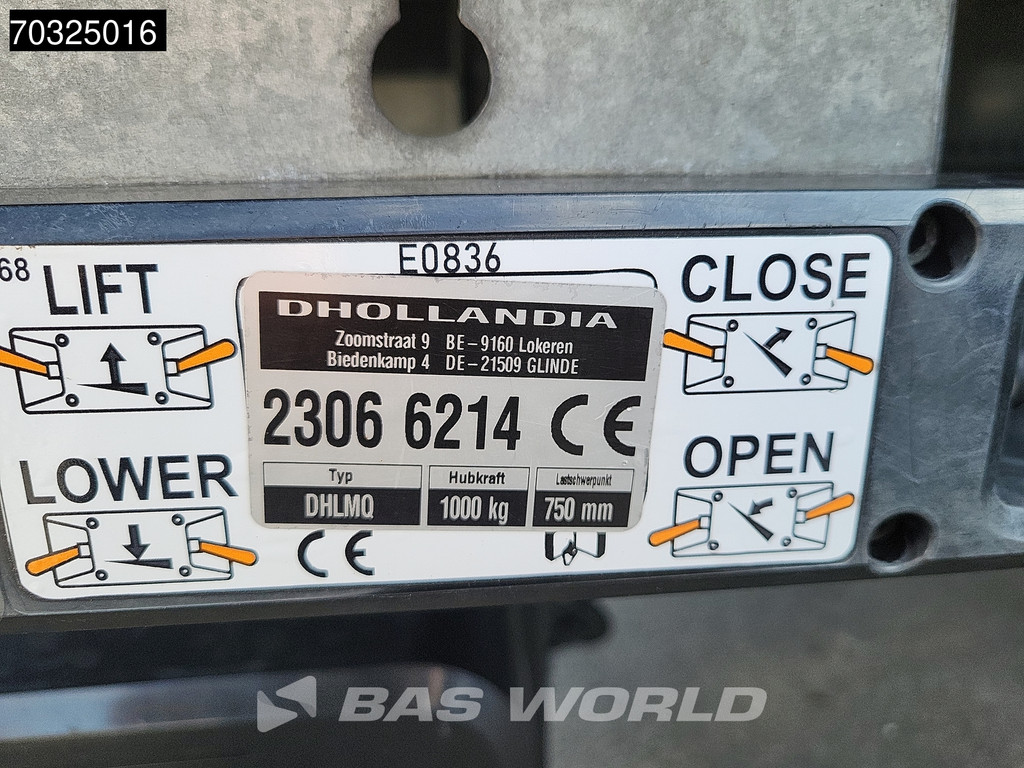 Iveco Daily 72C18 3.0L Automaat 1000KG Laadklep Luchtvering 180PK Dubbellucht Airco Cruise DHollandia Euro6 Meubelbak Koffer Bakwagen Airco Cruise control 13