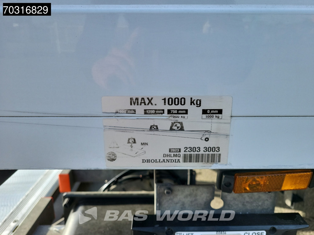 Iveco Daily 72C18 3.0L Automaat 1000KG Laadklep Luchtvering 180PK Dubbellucht Bakwagen Airco Cruise DHollandia Euro6 Meubelbak Koffer 7tons Airco Cruise control 11