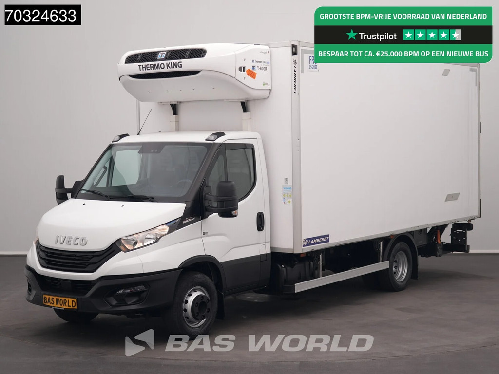 Iveco Daily 72C21 3.0L Automaat Lamberet Laadklep Koelwagen 210PK Dubbellucht Thermoking T-600R Airco Cruise Euro6 Koel Koeler Kühl Kühler Kühlwagen Kühlkoffer Airco Cruise control