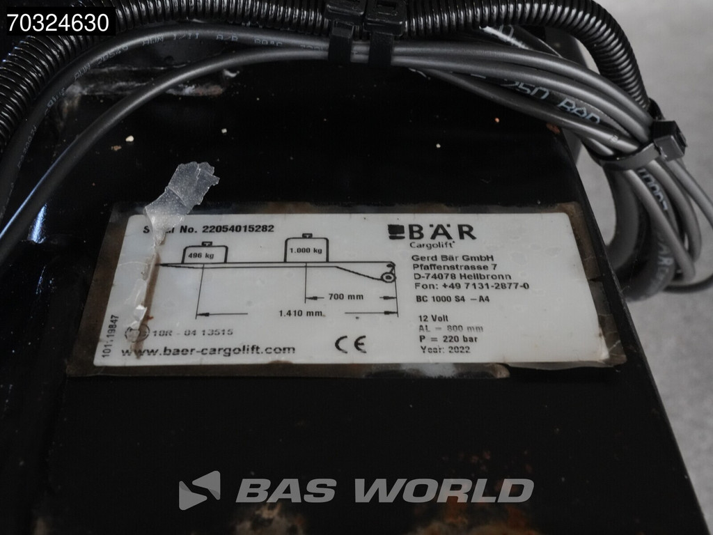 Iveco Daily 72C21 3.0L Automaat Lamberet Laadklep Koelwagen 210PK Dubbellucht Thermoking T-600R Airco Cruise Euro6 Koel Koeler Kühl Kühler Kühlwagen Kühlkoffer Airco Cruise control 21
