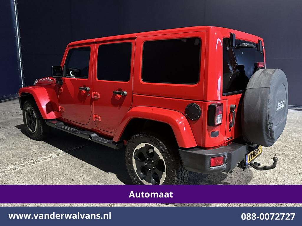 Jeep Wrangler 2.8 CRD 200pk 4x4 Automaat *Grijs kenteken* Airco | Trekhaak | Navigatie | Cruisecontrol | LM velgen Open Dak, Stoelverwarming 10