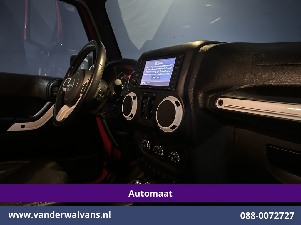 Jeep Wrangler 2.8 CRD 200pk 4x4 Automaat *Grijs kenteken* Airco | Trekhaak | Navigatie | Cruisecontrol | LM velgen Open Dak, Stoelverwarming 16
