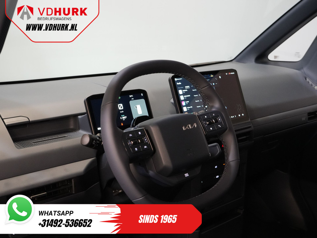 Kia PV5 Elite Executive 71.2 kWh 416 km WLTP L2 Warmtepomp/ 2x Schuifdeur/ Stoelvent./ Stoelverw./ Adapt.Cruise/ Leder/ Navi/ Carplay/ 360 Camera/ Climate 14
