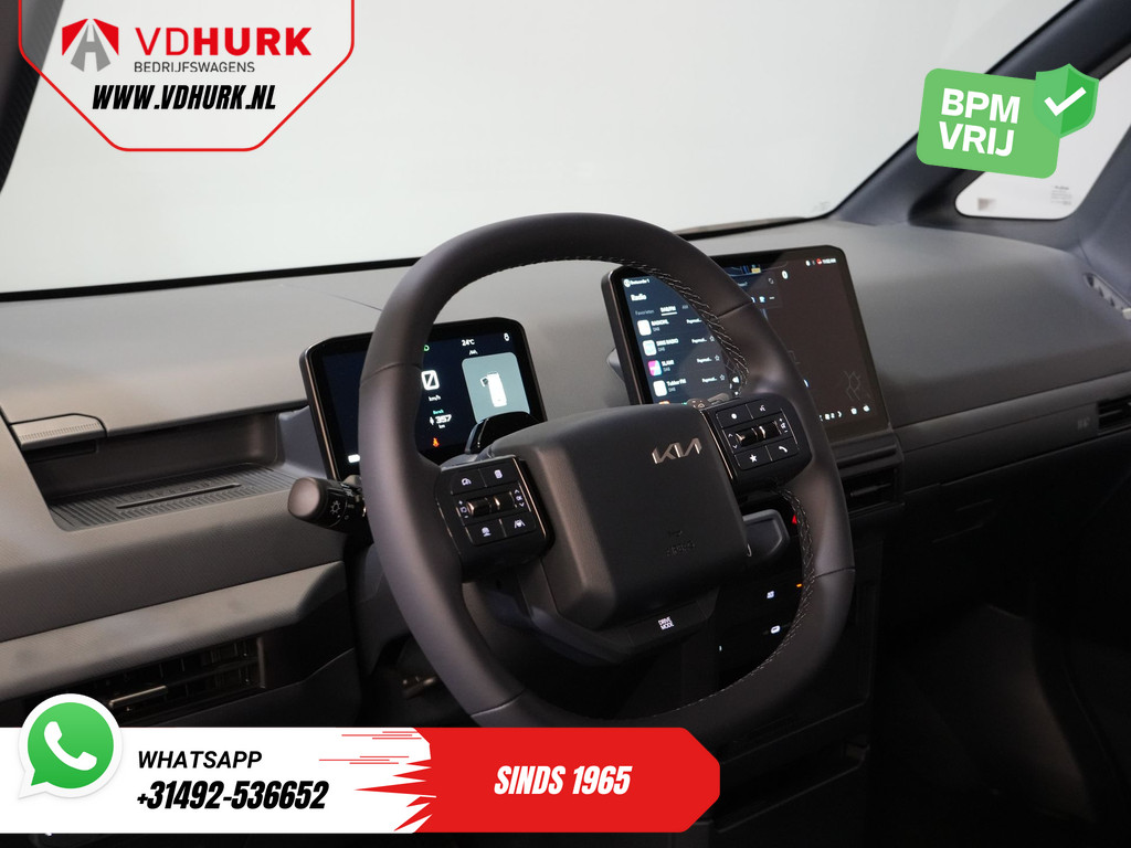Kia PV5 Elite Executive 71.2 kWh 416 km WLTP L2 Warmtepomp/ 2x Schuifdeur/ Stoelvent./ Stoelverw./ Adapt.Cruise/ Leder/ Navi/ Carplay/ 360 Camera/ Climate 14