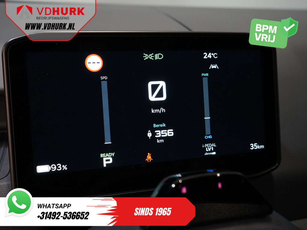 Kia PV5 Elite Executive 71.2 kWh 416 km WLTP L2 Warmtepomp/ 2x Schuifdeur/ Stoelvent./ Stoelverw./ Adapt.Cruise/ Leder/ Navi/ Carplay/ 360 Camera/ Climate 20