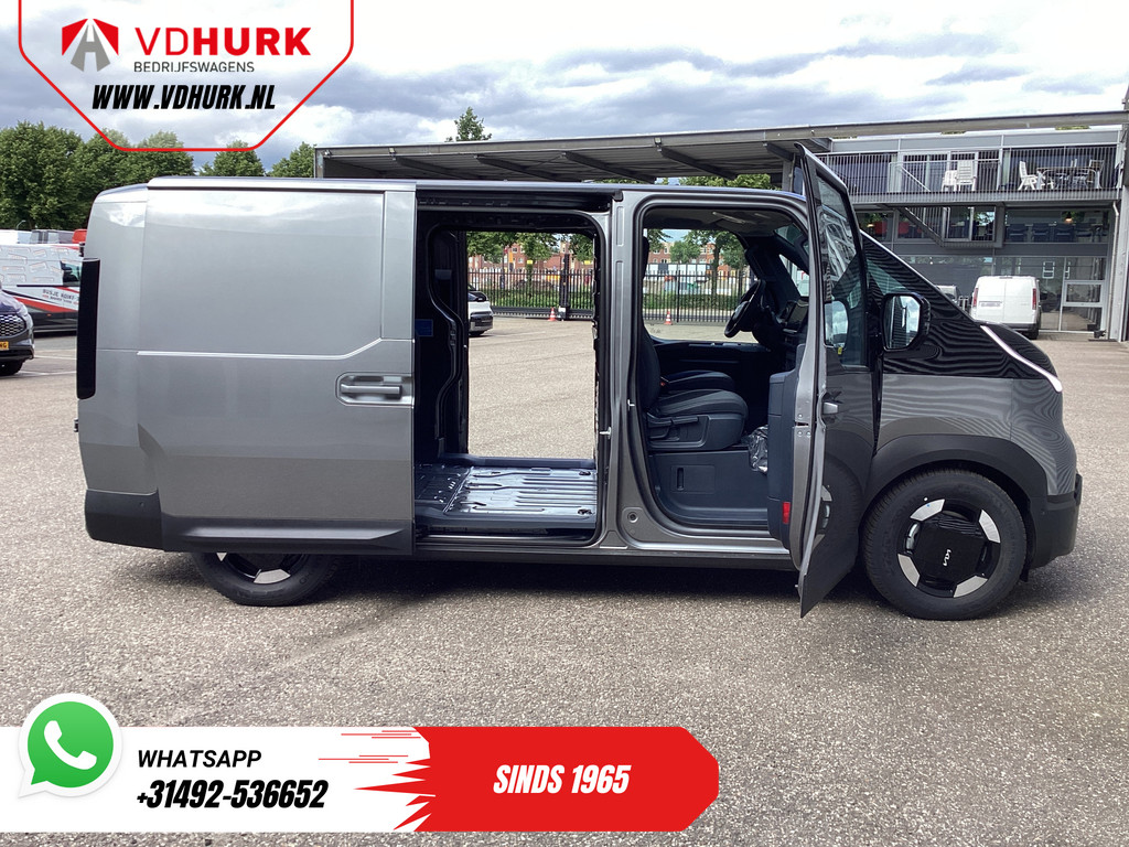 Kia PV5 Elite Executive 71.2 kWh 416 km WLTP L2 Warmtepomp/ 2x Schuifdeur/ Stoelvent./ Stoelverw./ Adapt.Cruise/ Leder/ Navi/ Carplay/ 360 Camera/ Climate 6