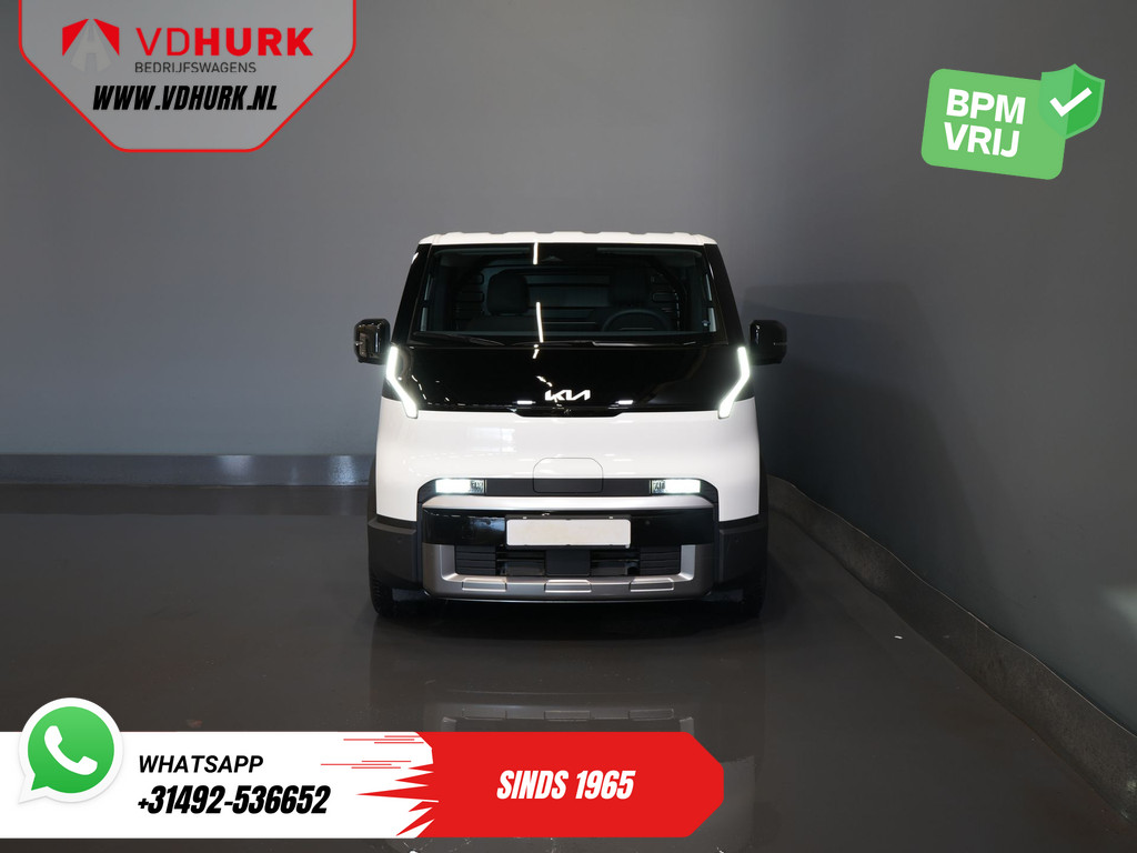 Kia PV5 Elite Executive 71.2 kWh 416 km WLTP L2 Warmtepomp/ 2x Schuifdeur/ Stoelvent./ Stoelverw./ Adapt.Cruise/ Leder/ Navi/ Carplay/ 360 Camera/ Climate 7