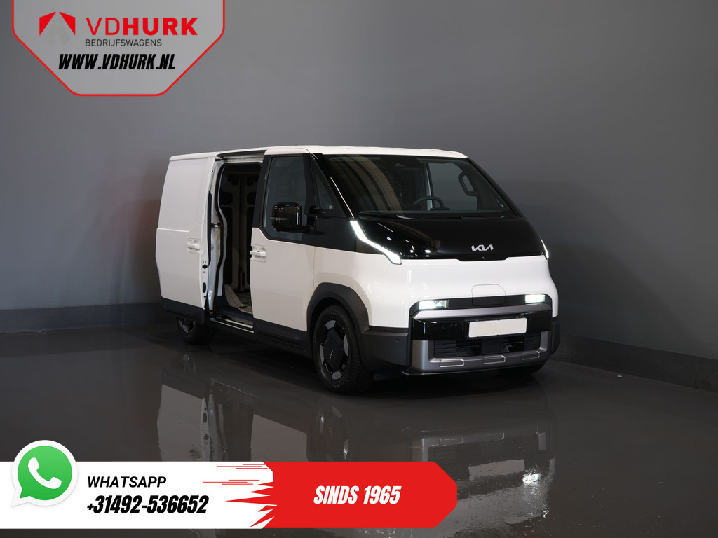 Kia PV5 Elite Executive 71.2 kWh 416 km WLTP L2 Warmtepomp/ 2x Schuifdeur/ Stoelvent./ Stoelverw./ Adapt.Cruise/ Leder/ Navi/ Carplay/ 360 Camera/ Climate 9