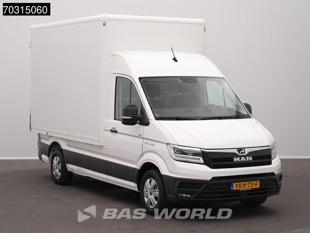 MAN ETGE 3.140 100% Elektrisch 115km WLTP 36kWh Bakwagen LED Airco Cruise Camera Parkeersensoren Meubelbak Koffer Airco Cruise control 7
