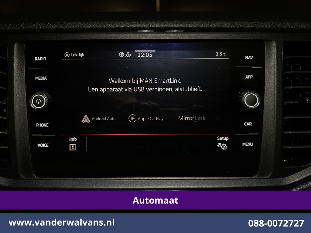 MAN TGE 2.0 141pk Automaat L3H3 (L2H2) Euro6 Airco | Navigatie | Camera | Cruisecontrol | Apple Carplay Android Auto, Chauffeursstoel, Parkeersensoren, Bijrijdersbank 7