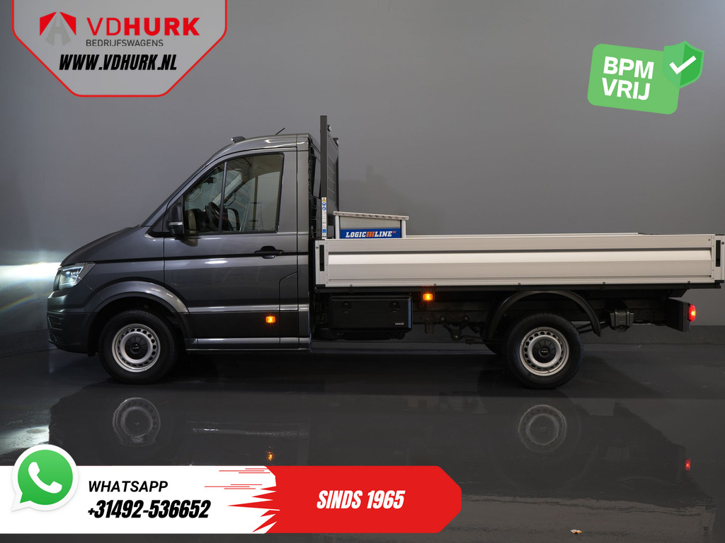 MAN TGE 2.0 DSG Aut. Open Laadbak 340x204x40/ Facelift/ LED/ Virtual Cockpit/ Carplay/ Pick Up/ Camera/ Climate/ PDC/ Cruise 10