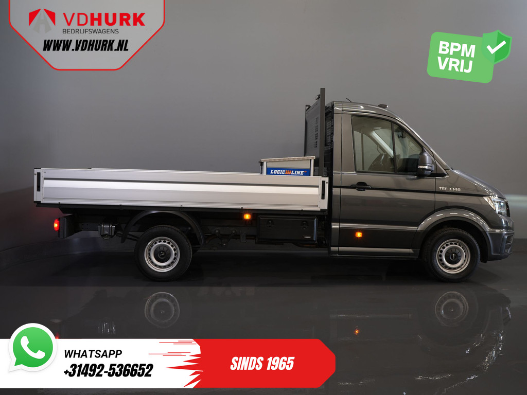MAN TGE 2.0 DSG Aut. Open Laadbak 340x204x40/ Facelift/ LED/ Virtual Cockpit/ Carplay/ Pick Up/ Camera/ Climate/ PDC/ Cruise 11
