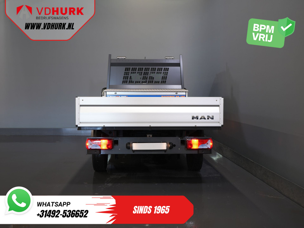 MAN TGE 2.0 DSG Aut. Open Laadbak 340x204x40/ Facelift/ LED/ Virtual Cockpit/ Carplay/ Pick Up/ Camera/ Climate/ PDC/ Cruise 6