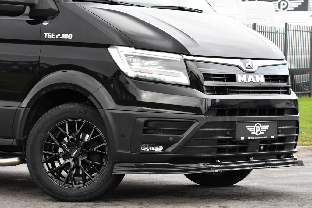 MAN TGE 2.180 2.0 L3H3 Black Edition Adaptieve Cruise, Camera, Carplay, LED, Clima, Stoelverwarming, Multimedia, 177pk, Automaat, Trekhaak, Uniek! 8