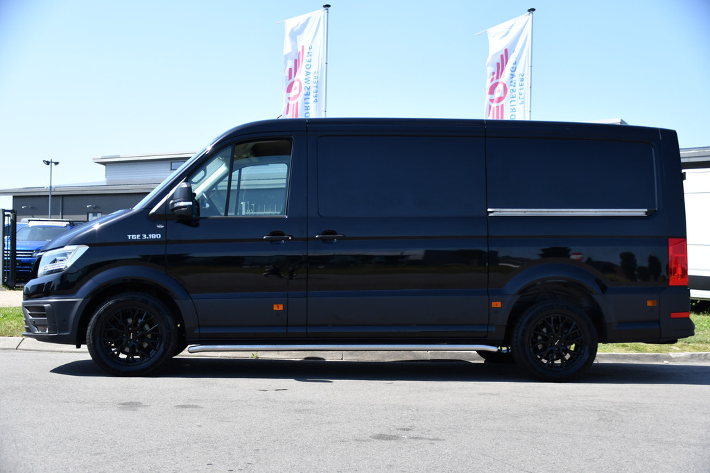 MAN TGE 3.180 35 2.0 L3H2 Black Edition FULL Options! Adaptieve Cruise, Camera, Carplay, 2 x Schuifdeur, LED, Clima, Stoelverarming, Multimedia, Stuurverwarming, Uniek! 9