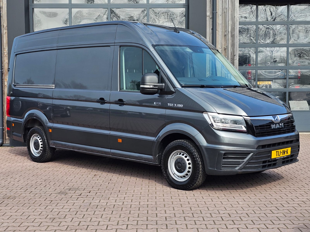 MAN TGE 35 2.0TDI 177PK Automaat 4x4 L3H3 (L2H2) | LED | Trekhaak | Navi | Camera | Stoelverwarming | App-connect | Cruise | Bijrijdersbank | 7