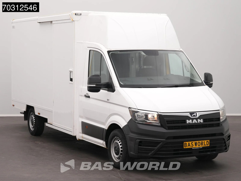 MAN TGE 3.100 433cm Bakwagen Achterdeuren Zijdeur Camera Euro6 Meubelbak Koffer Verkoopwagen Pakketwagen 6